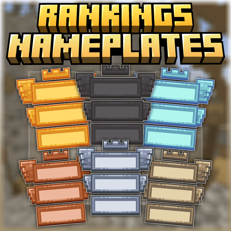 ranking nameplates