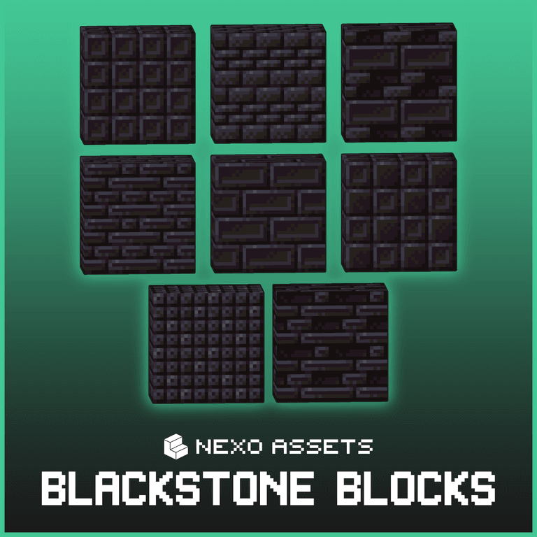 New blackstone blocks for Minecraft: Java Edition.