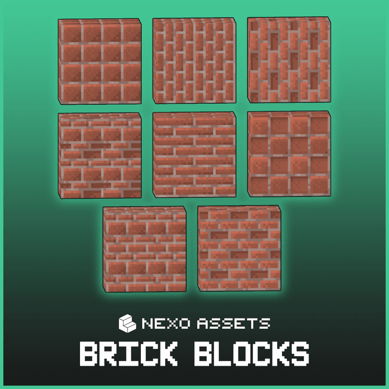 More custom brick block variants for Minecraft: Java Edition.