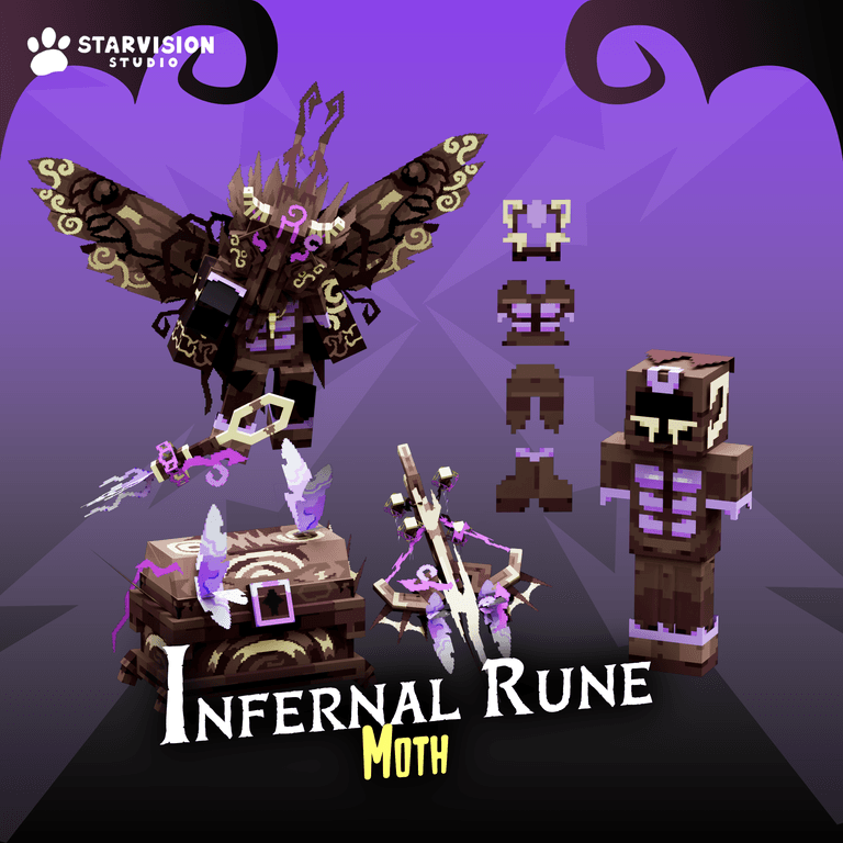 Infernal Rune Moth - MCModels