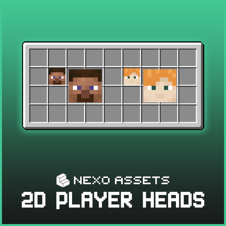 2D Player Heads for Minecraft: Java Edition.