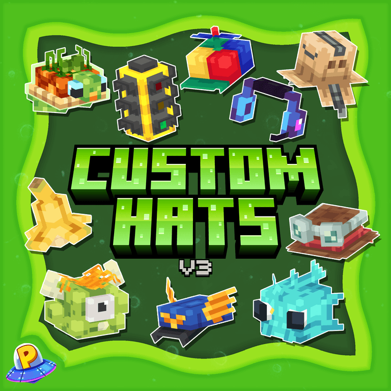The main thumbnail for the Custom Hats v3 product by iPlexity.