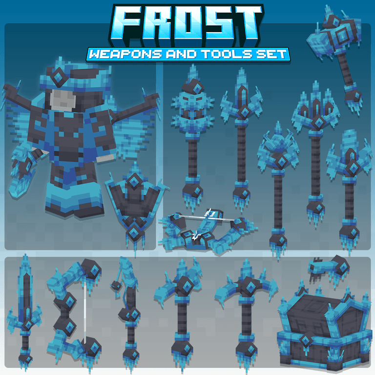 Frost Weapons, Tools, Cosmetics, Armor Set