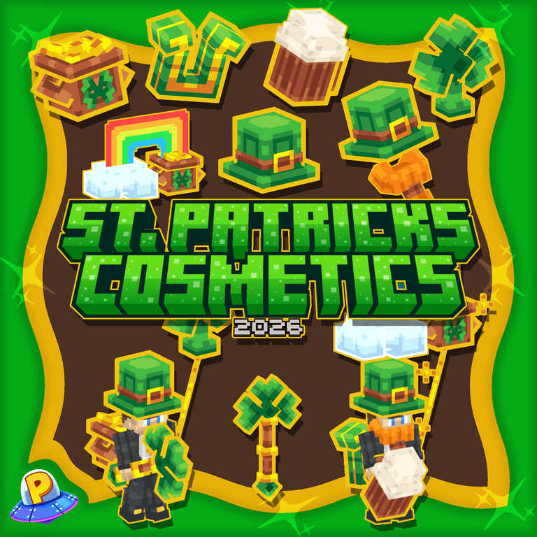 The main thumbnail for the St. Patricks Cosmetics 2026 product by iPlexity.