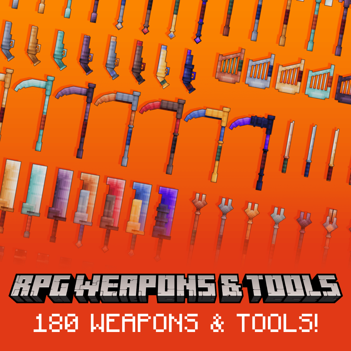 180 RPG Weapons & Tools
