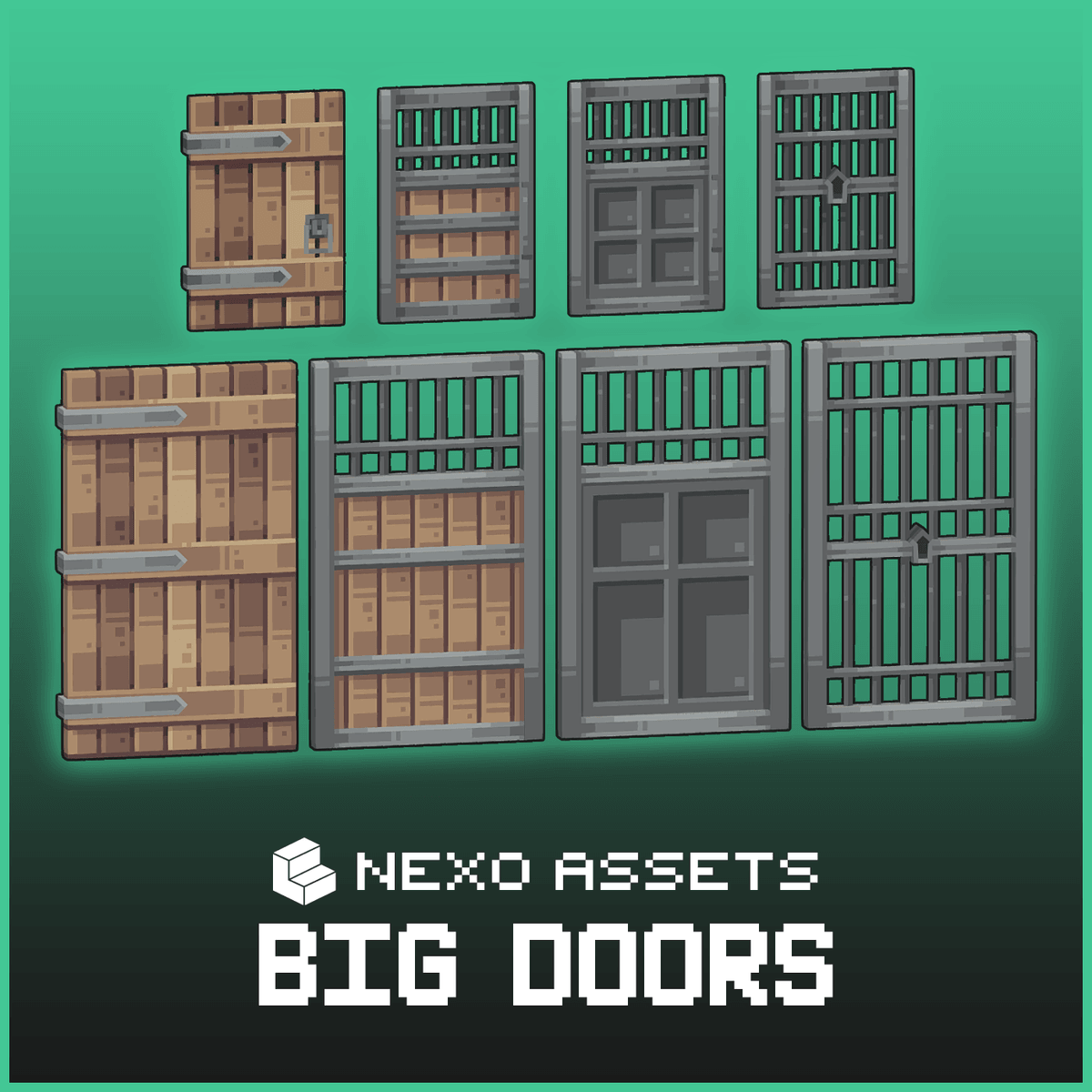Big doors and gates for Minecraft: Java Edition.