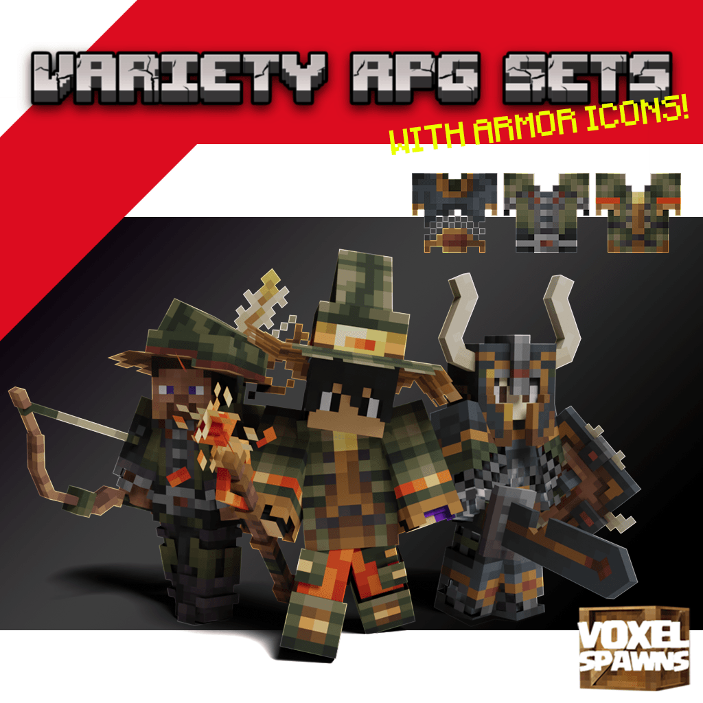 Voxelspawns Variety RPG Armor and Items