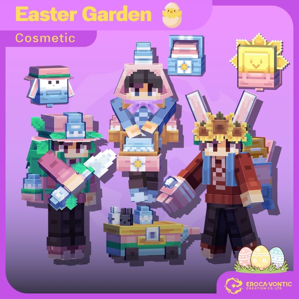 Easter Garden Cosmetics (Dyeable+Crate)