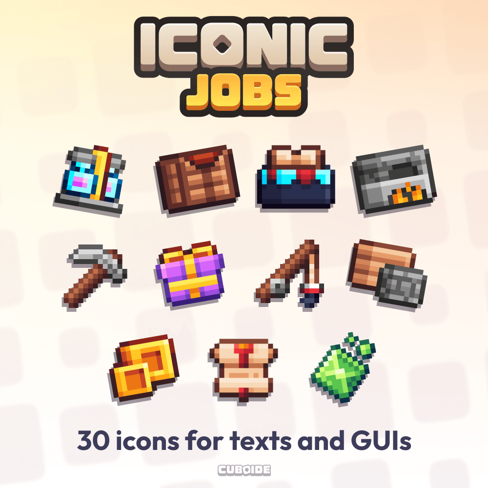 Iconic Jobs - 30 job icons
